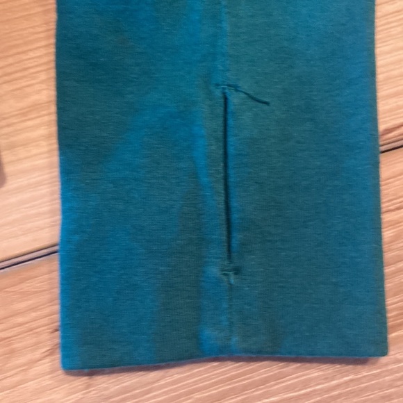 Joy Lab Cropped Fitted Sweatshirt Spruce White Ombre XS - Picture 10 of 10